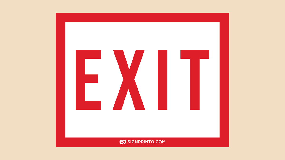 Exit Sign