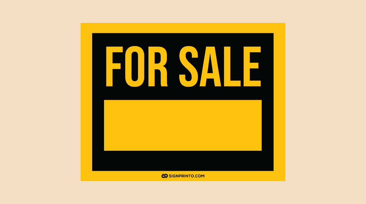 For Sale Sign