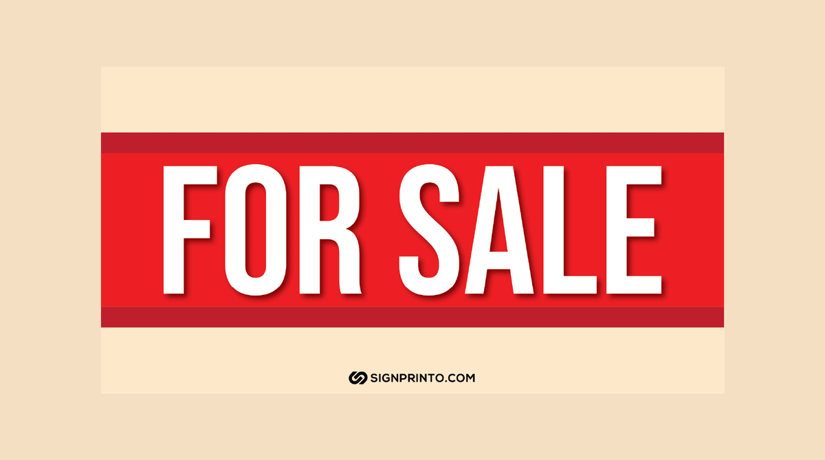 For Sale Sign