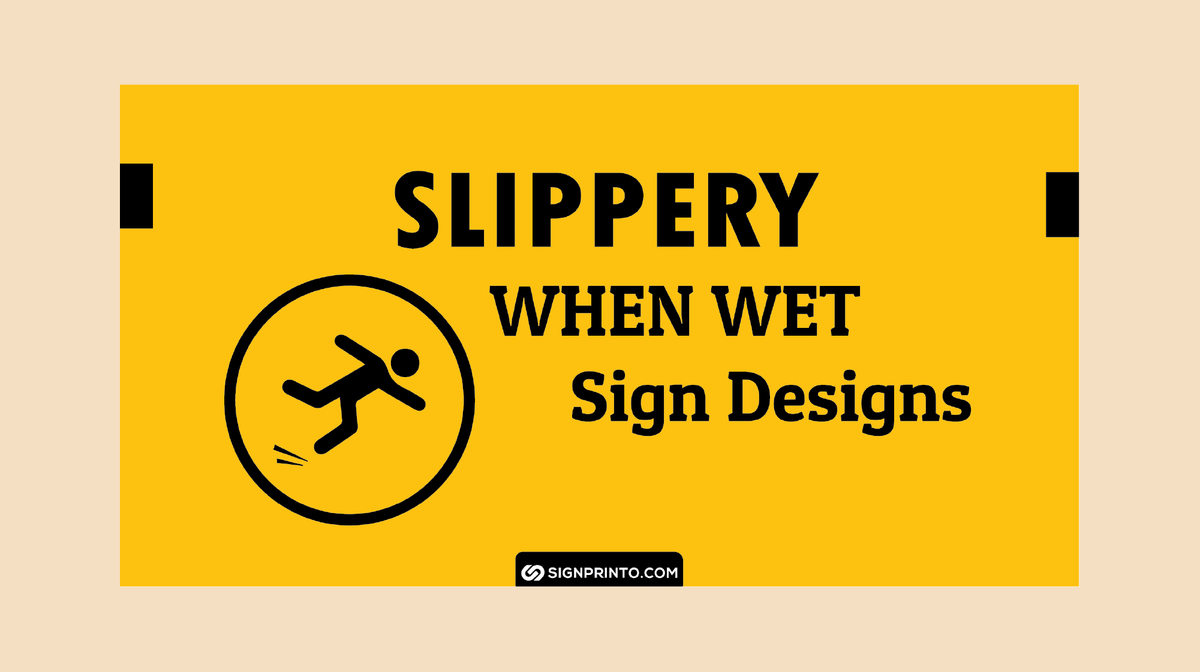 Slippery When Wet Sign