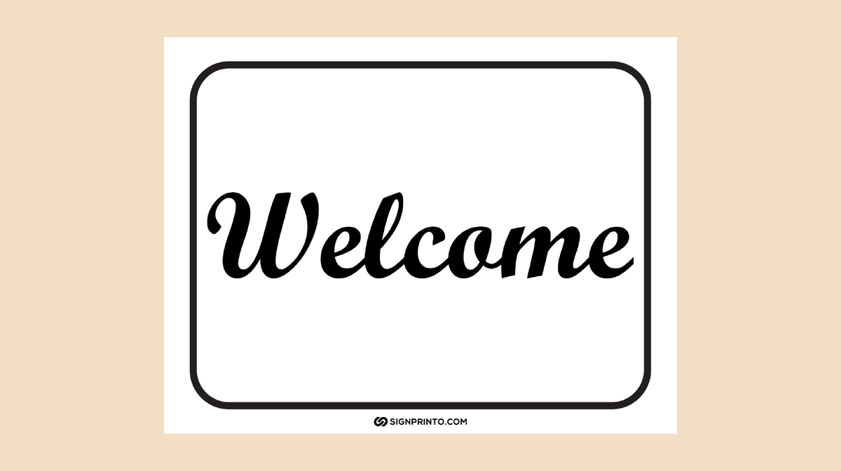 Welcome Sign