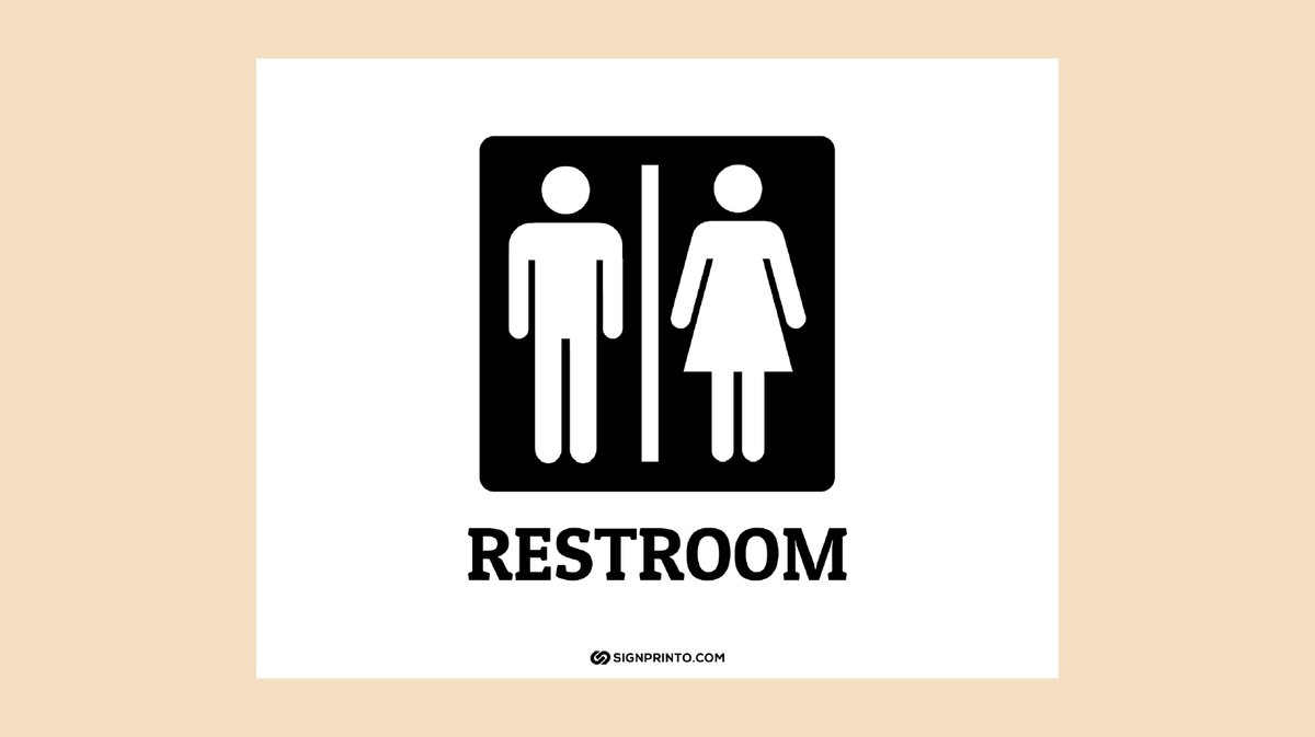 Restroom Sign