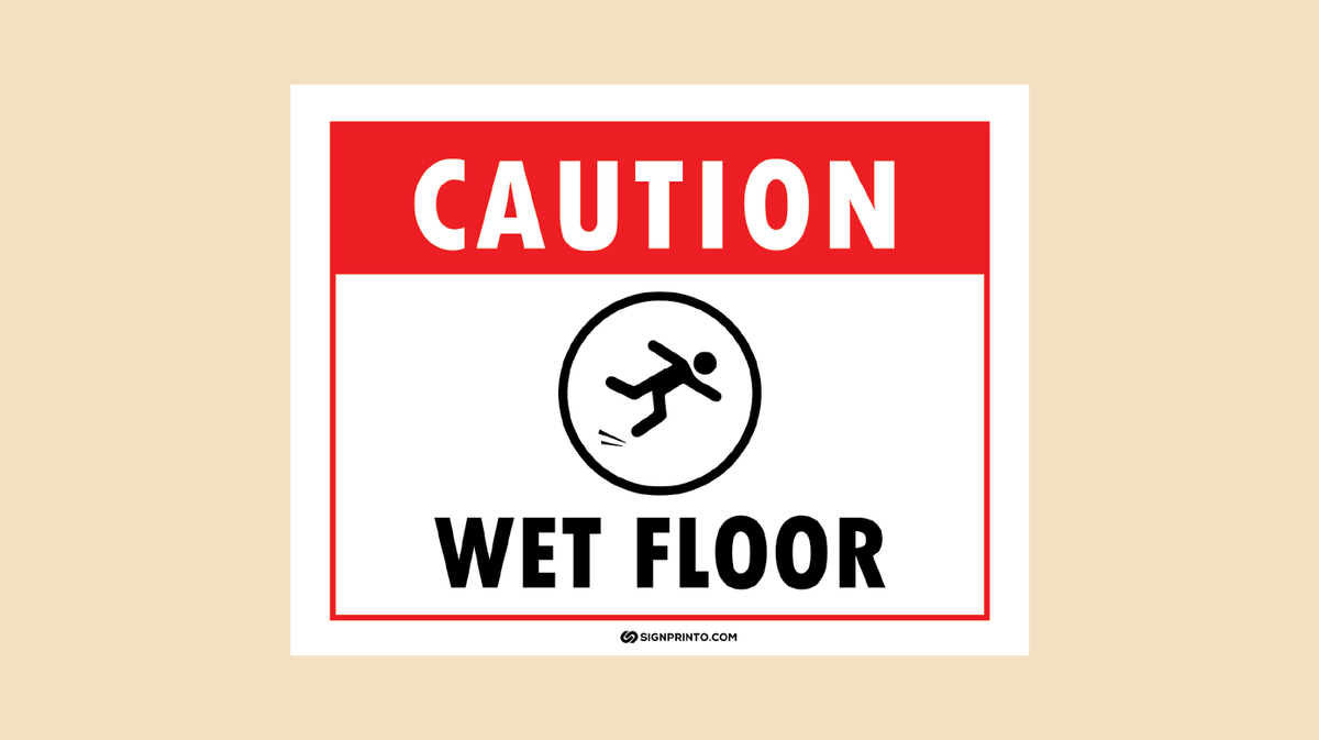Wet Floor Sign