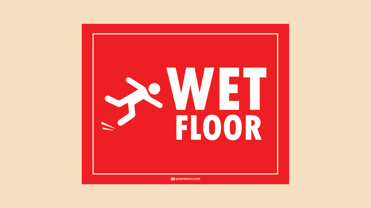 Wet Floor Sign