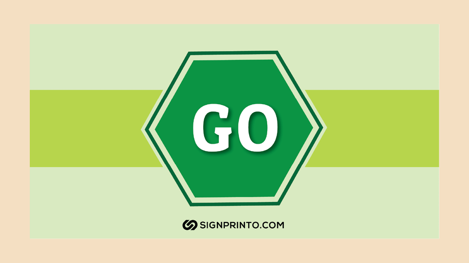 Unlock Movement: Explore Our Free Printable Go Sign Design Collection for Easy Download