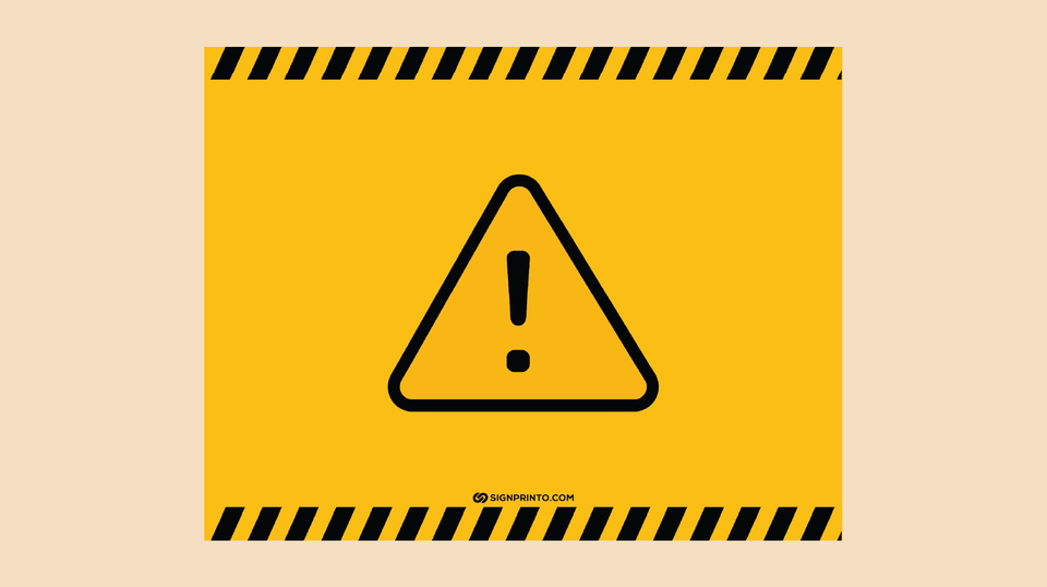 Attention Sign Yellow Icon Printable Free Sign PDF