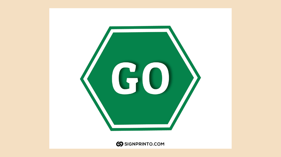 Download Go Sign Printable PDF
