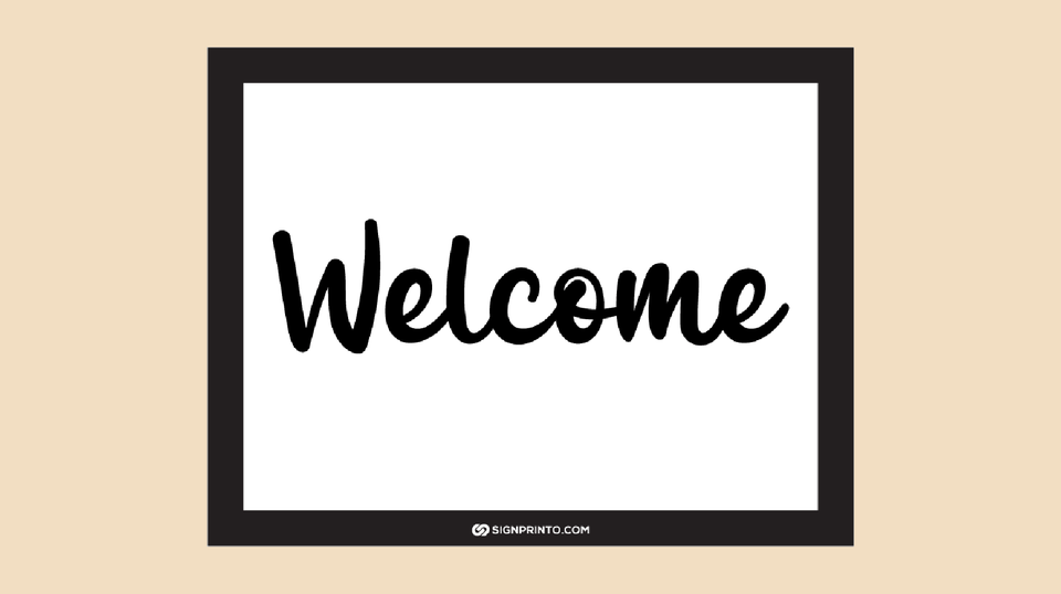 Free Printable Welcome Sign -PDF