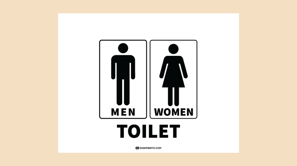 Toilet Sign- Free Printable PDF