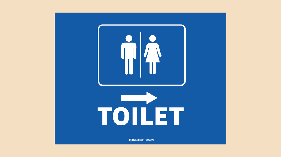 Printable Toilet Sign- Download PDF