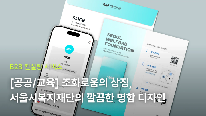 [공공/교육] 조화로움의 상징, 서울시복지재단의 깔끔한 명함 만들기