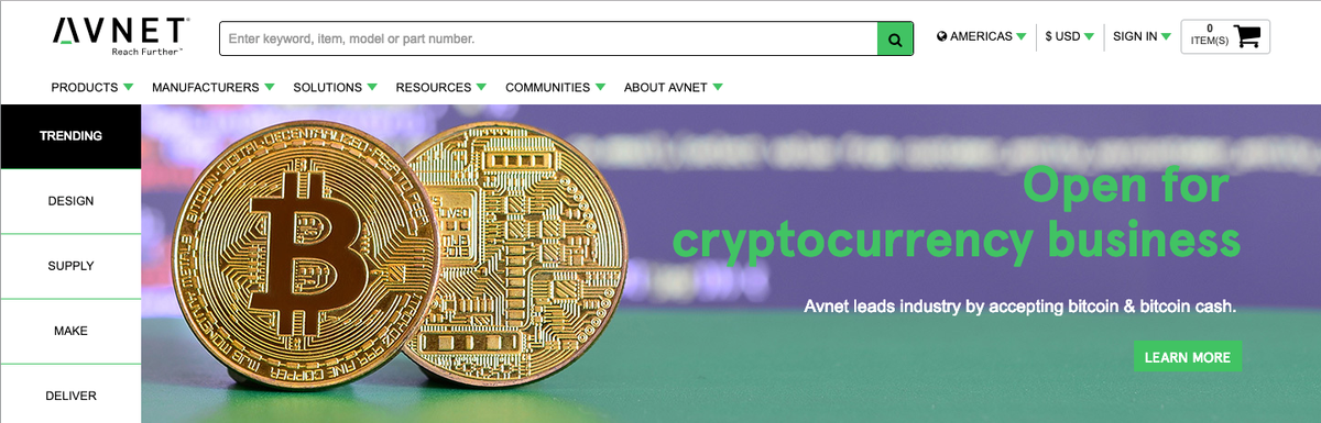 Dos gigantes del retail aceptan criptomonedas como medio de pago Post feature image