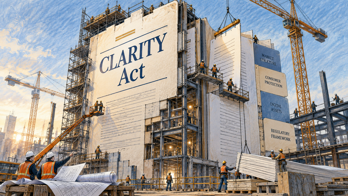 El Clarity Act tropieza, pero la regulación cripto sigue avanzando Post feature image