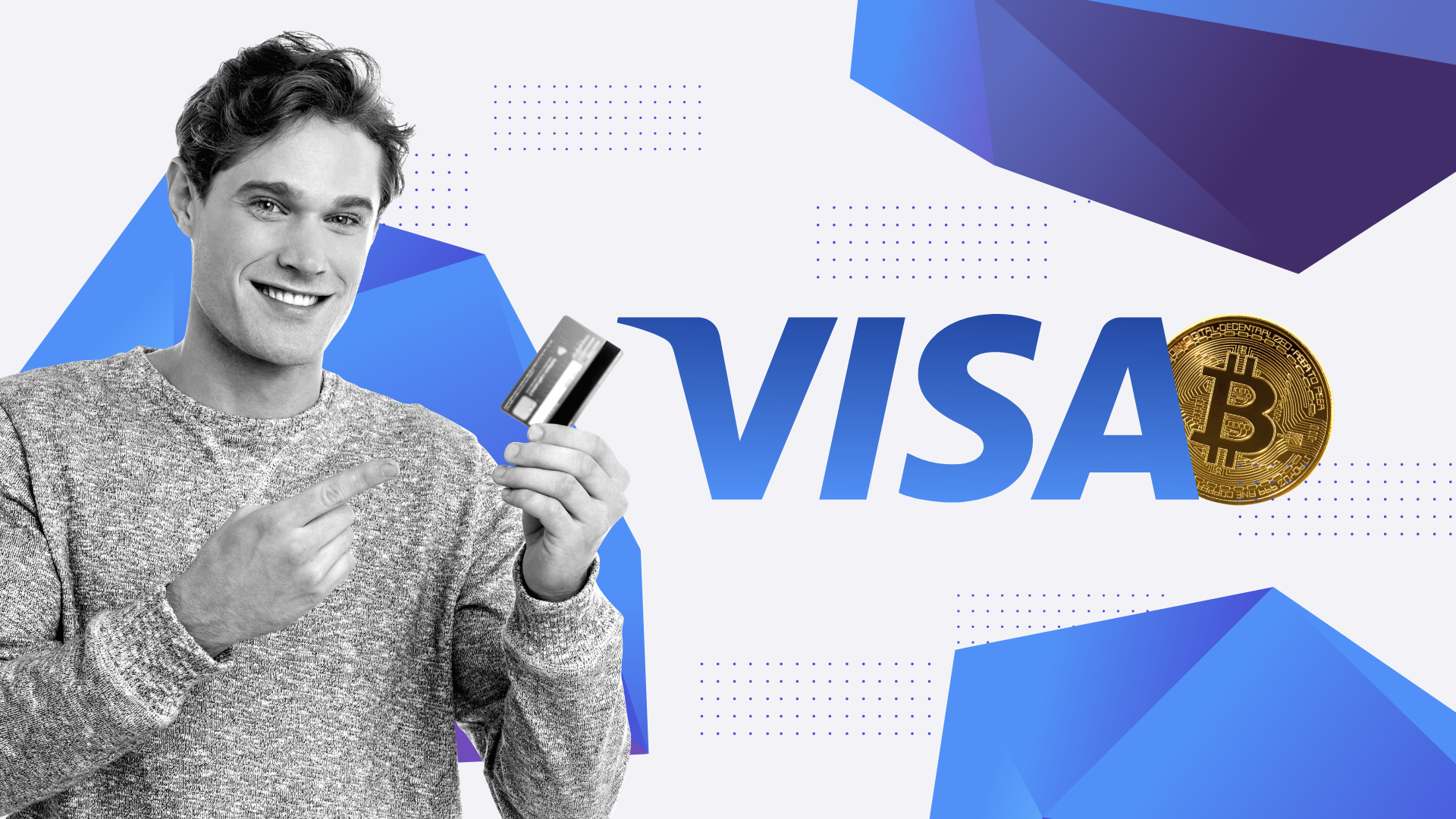 Día de adopción masiva en Bitcoin y Visa busca que bancos usen Bitcoin imagen destacada