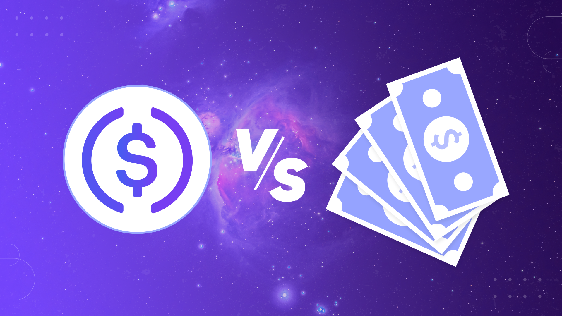 Dólares vs USD Coins (USDC) imagen destacada