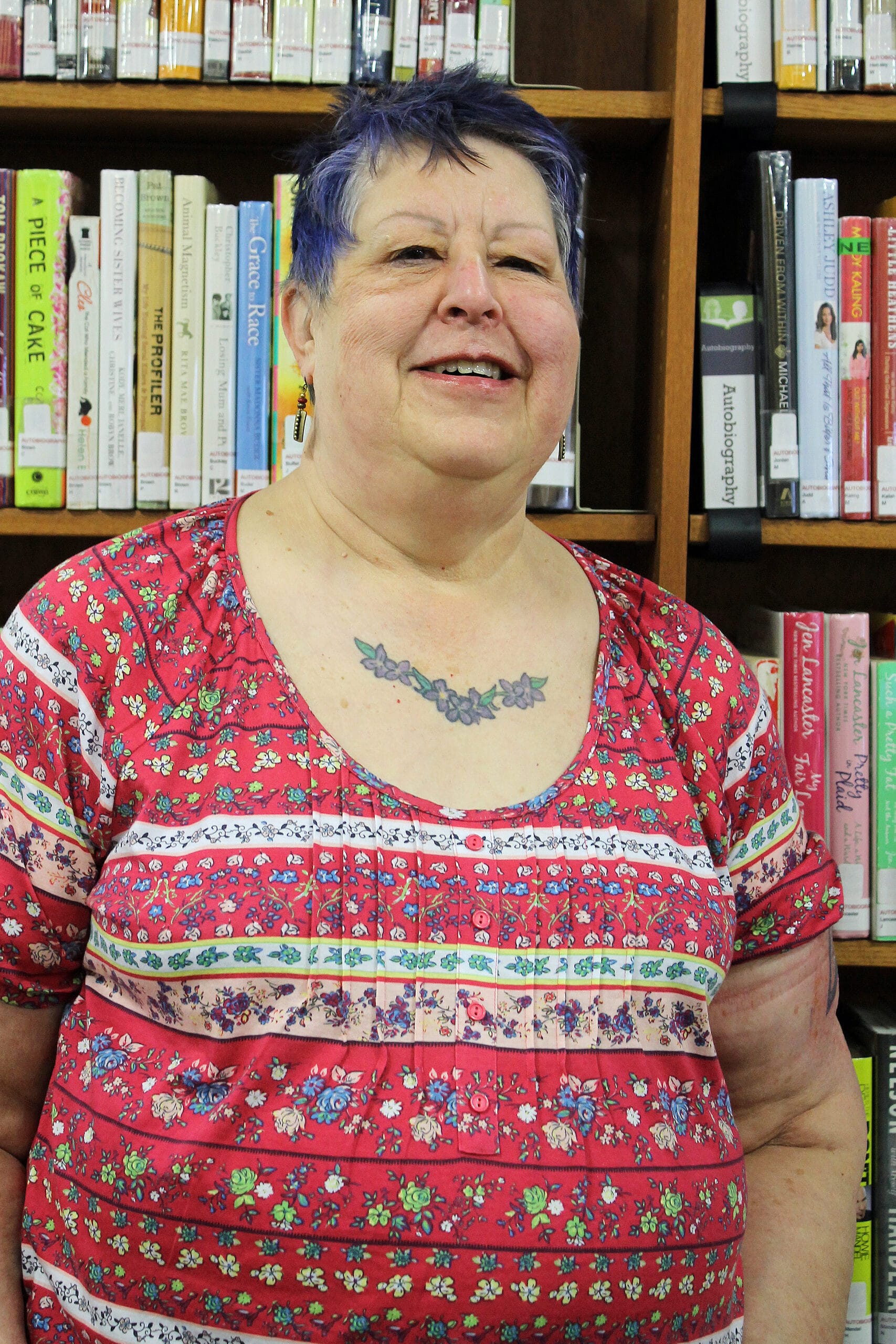 Dee Crowner, director of the North Liberty Library, has been with the North Liberty library through one expansion already and is on the cusp of seeing her second library expansion finished.