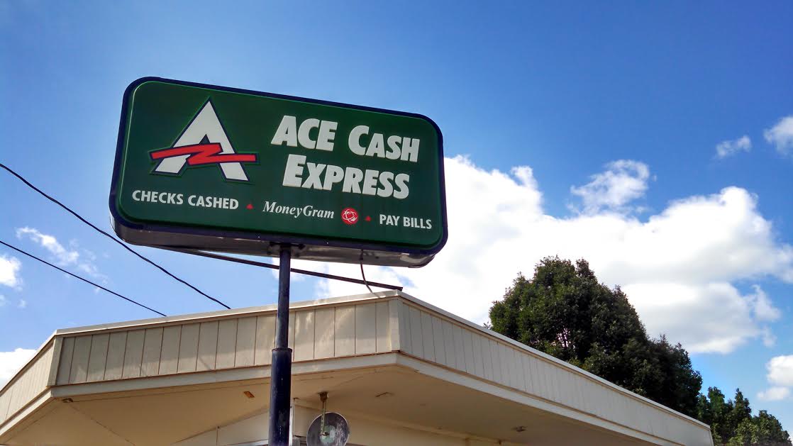 ACE Cash Express, 1900 Carpenter Ave. in Des Moines, is shown on August 12. ACE Cash Express was fined $10 million by the Consumer Financial Protection Bureau in July for illegal debt collection tactics.
