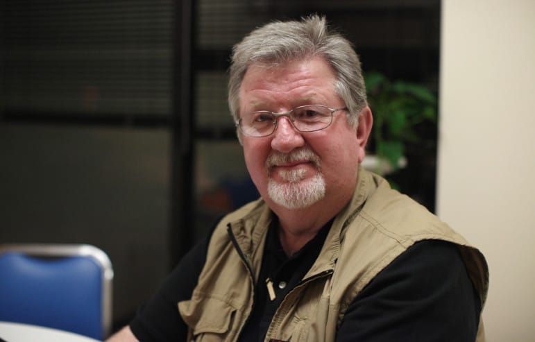 Pattison Sand Co., health and safety director Tim Adkins is seen after the meeting of the Mine Reserve Expansion Study Committee. Adkins said claims that Pattison Sand's workplace violations record is the worst of its kind in the county are a "terrible, terrible misconception."