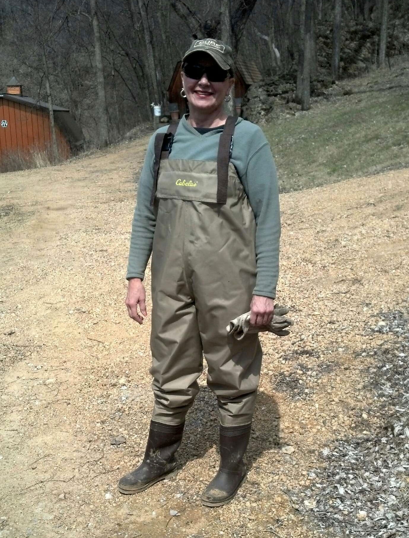 Ann Wolf at her Miles, Iowa, farm.