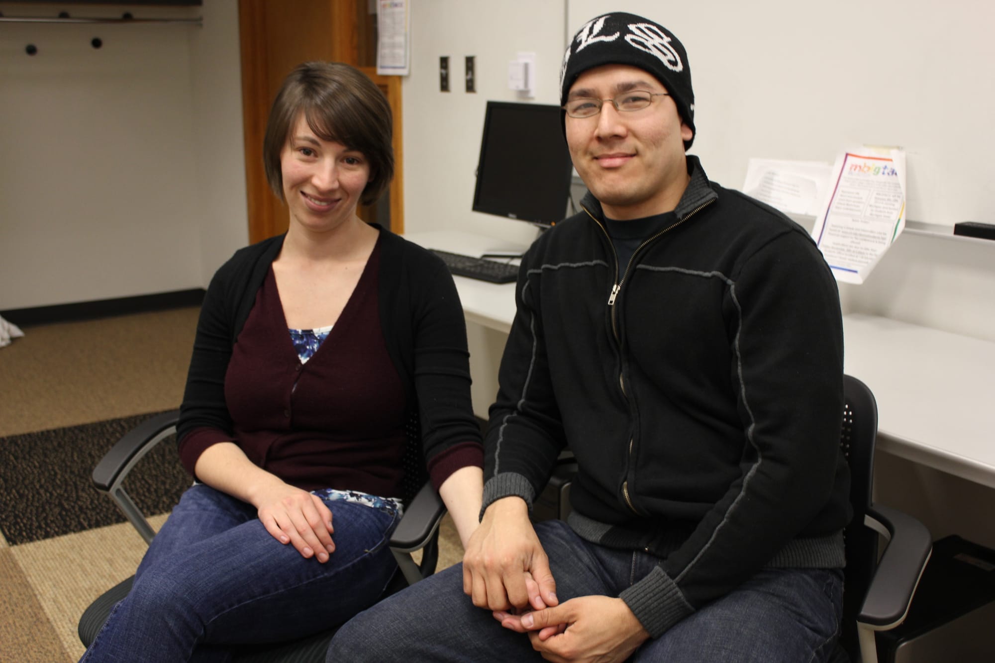 Ariela Myers and her husband, Dan Merwin, are Army veterans studying at the University of Northern Iowa and dealing with delays in when they get G.I. Benefits to pay for the school expenses. Myers served in Iraq, while Merwin was stationed at McAllen, Texas.