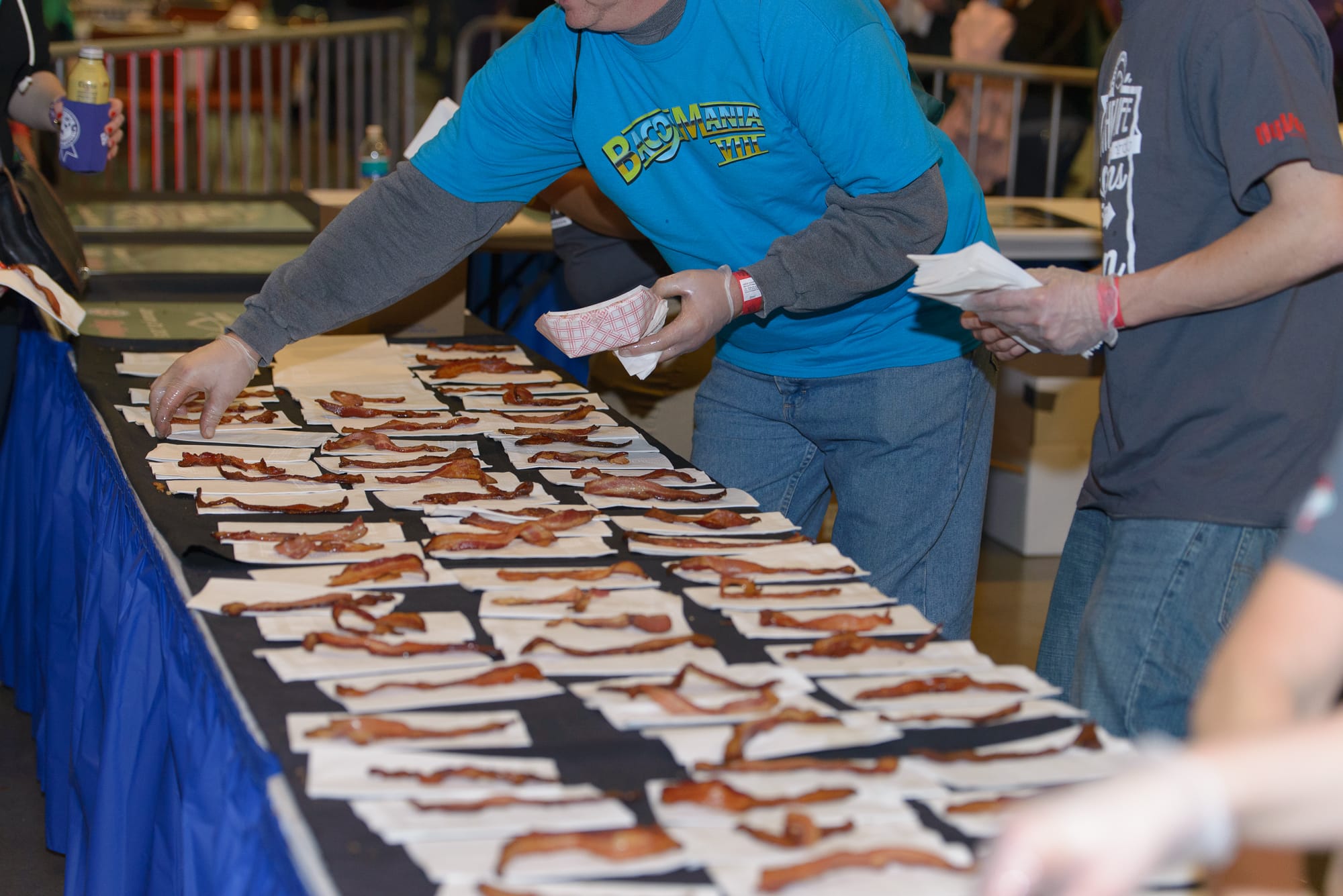Bacon is king at the annual Blue Ribbon Bacon Festival in Des Moines. This photo was taken at last year’s festival on Jan. 31, 2015.