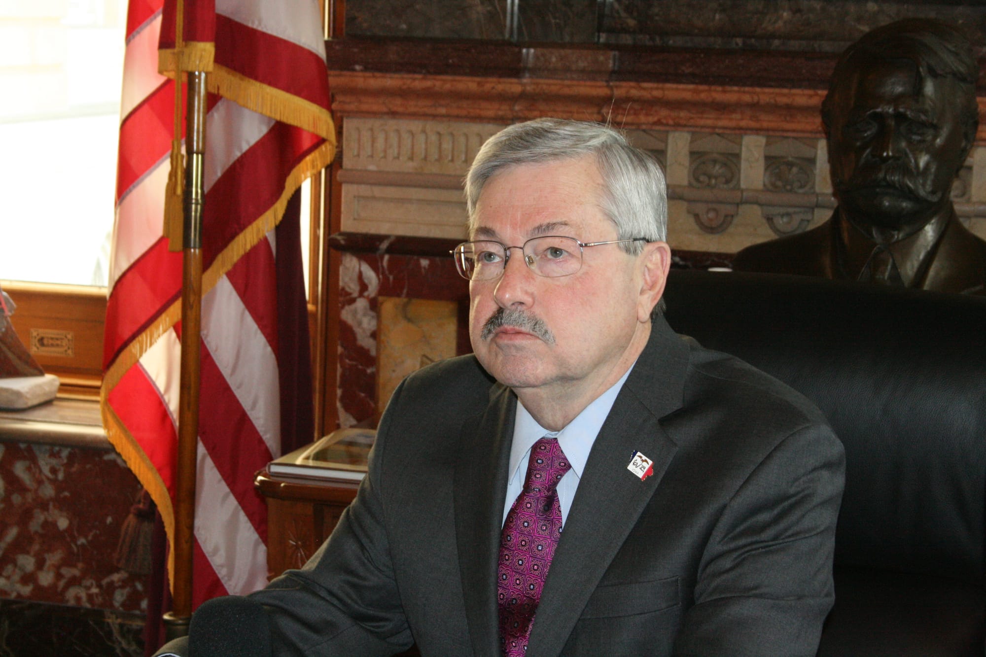 Gov. Branstad spoke with IowaWatch reporters during an exclusive interview Monday, Jan. 13 during the opening of the 2014 legislature.