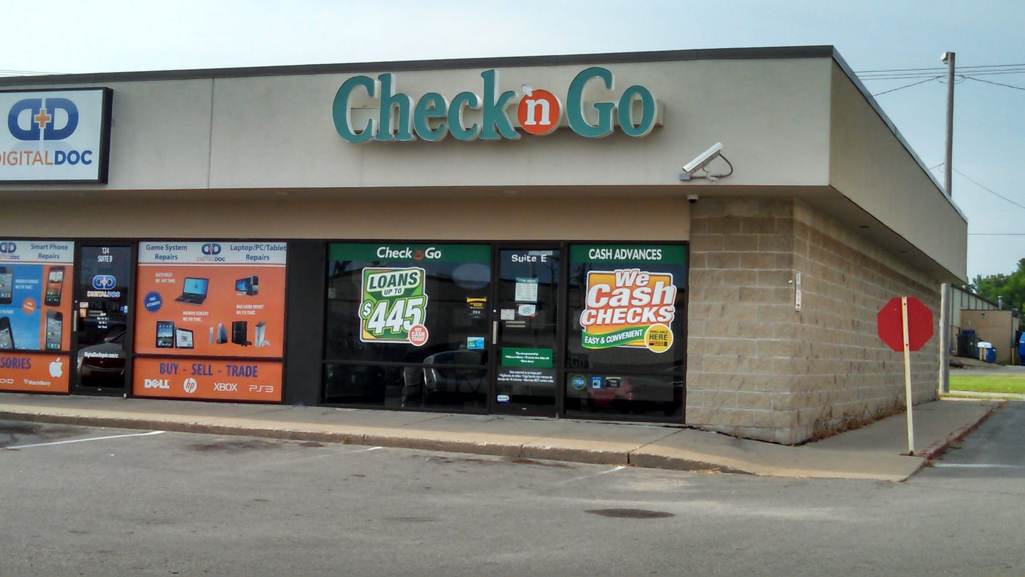 A Check N Go storefront on Collins Road in Cedar Rapids is pictured on August 8.