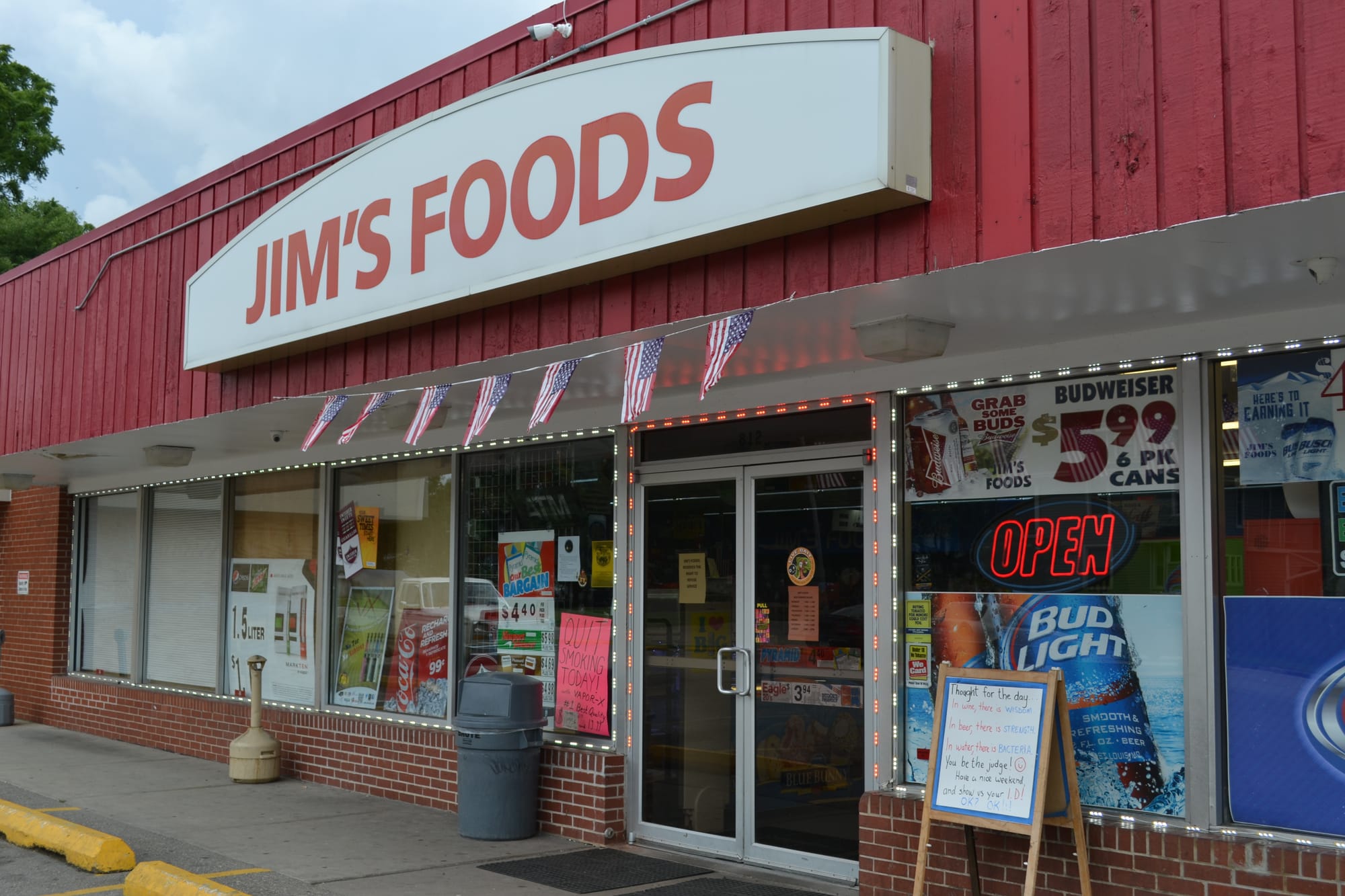 Jim's Foods, 812 6th St SW, sells lottery tickets and pull-tabs. The store, pictured on July 27, 2015, is located in the Cedar Rapids' zip code 52404, which has a median household income of $45,973.