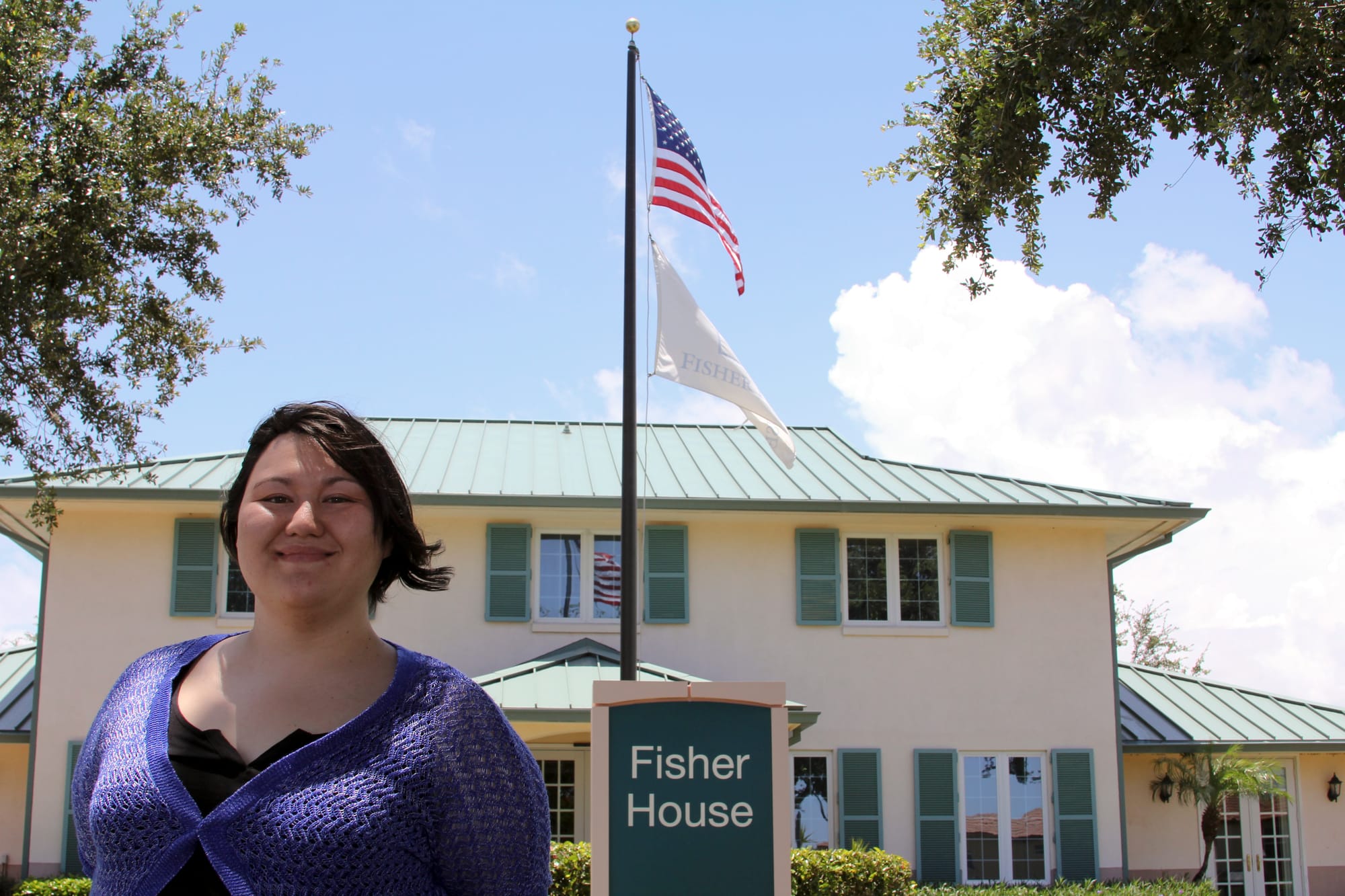 Cristina Tan manages the Fisher House at the West Palm Beach Veterans Affairs Medical Center in West Palm Beach, Fla. The facility offers home-away-from-home accommodations for family of veterans and military service members receiving treatment at the VA hospital. It was built by Fisher House Foundation, the veterans charity that received the sixth most donations from the public in 2001-11, according to News21 analysis, but is maintained and operated by the VA.