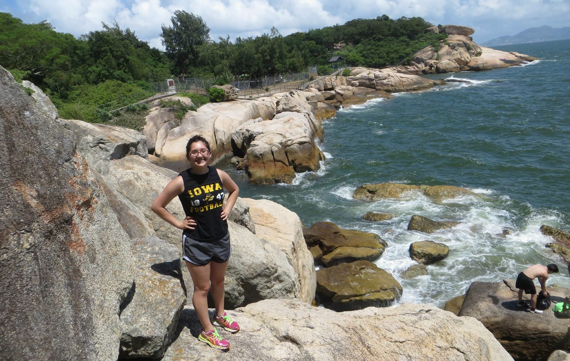 Mandy Gavin visited Cheungchau, a Hong Kong island, with her friends on June 27, 2015. They hiked around the island, discovered a small cave and relaxed on the beach. That night, Gavin tried hot pot for the first time.