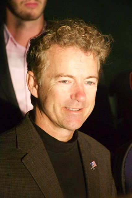 Sen. Rand Paul during his University of Iowa stop Oct. 12, 2015.