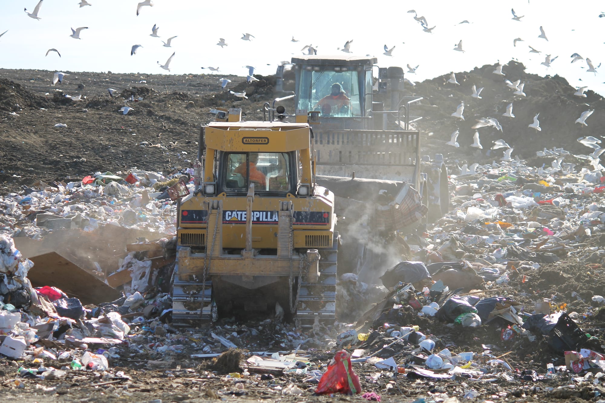 The Scott Area Landfill, located near Davenport, is seen in this fall 2012 photo.