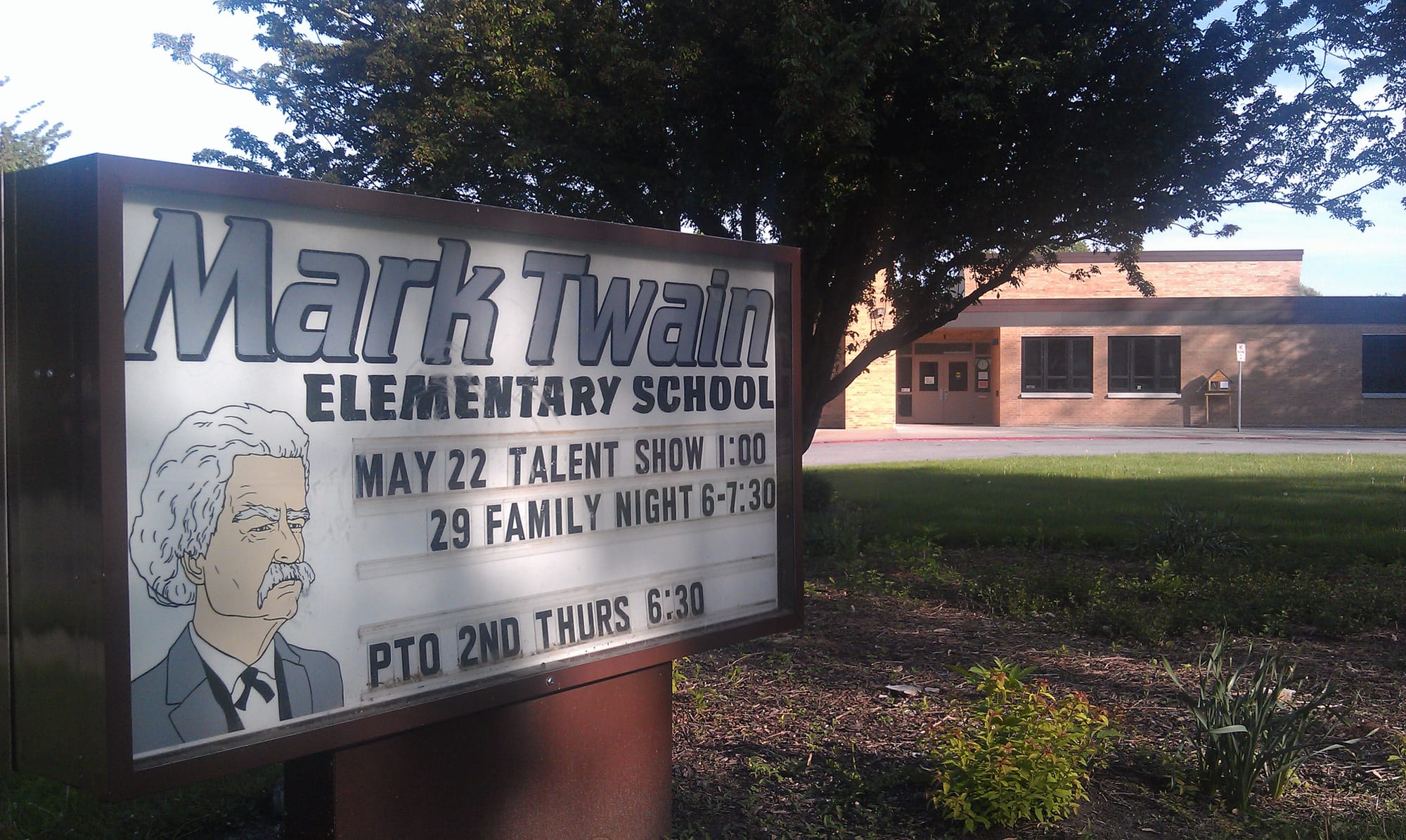 Mark Twain Elementary School, Iowa City, the scene of a February 2014 lockdown. The Iowa City school district has delayed ALICE drills with students.