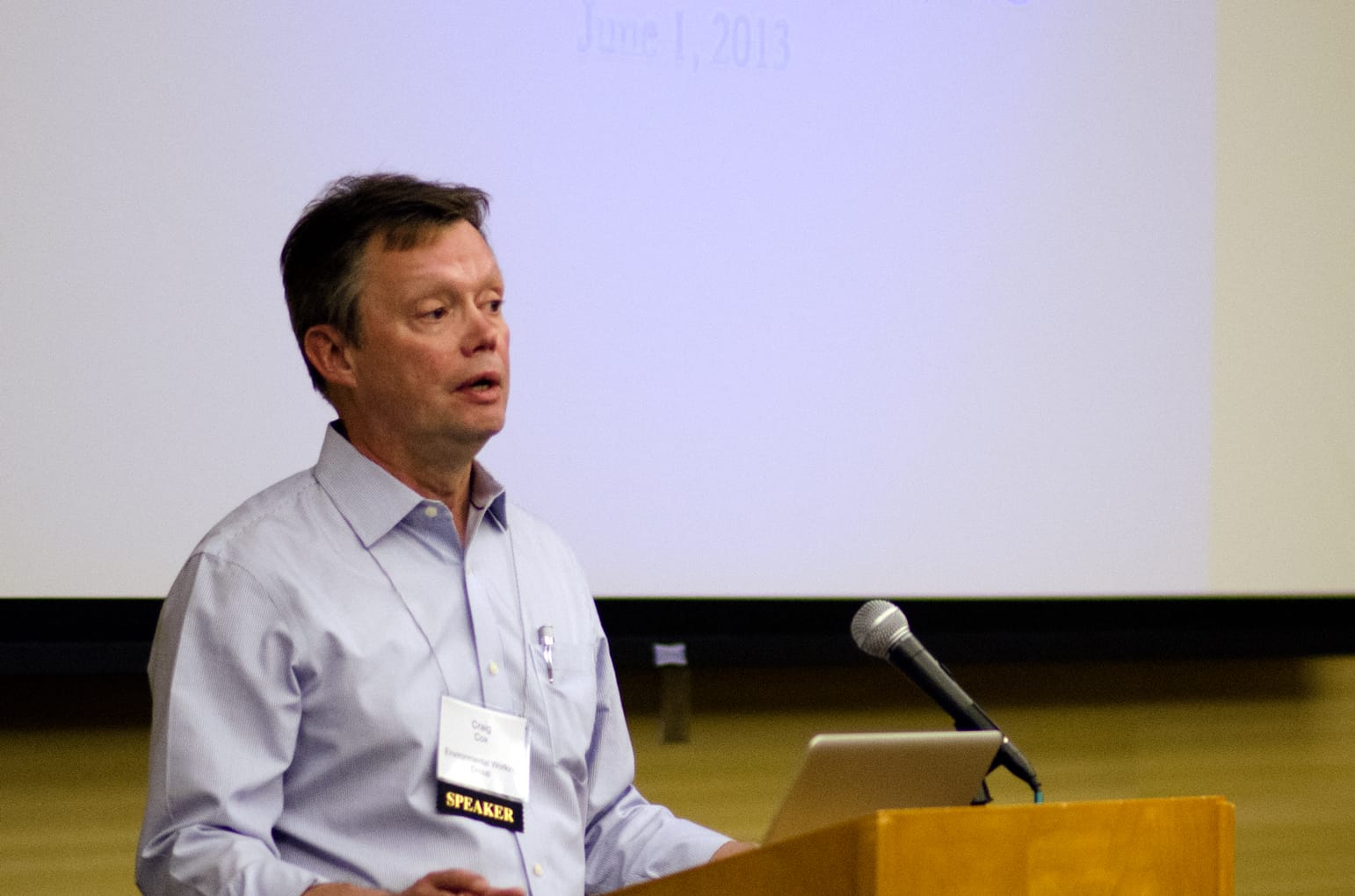 Craig Cox, Environmental Working Group, speaks about investigating environmental issues in agribusiness.