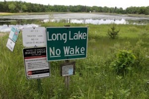 The boat launch at Long Lake, near Plainfield, no longer reaches the water. In Wisconsin's Central Sands, some lakes and streams have lowered or dried up in recent years as the number of high-capacity wells has mushroomed, largely for irrigation.