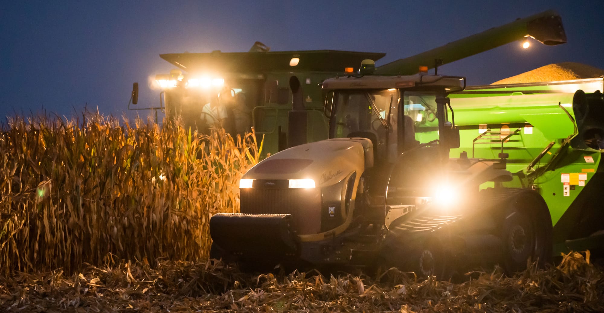 Harvest starts at the Anderson Farm near Mansfield, Ill., on Wednesday, Oct. 2, 2013. This year, some analysts said, crop yields will be double compared to 2012 -- a year hit by a harsh drought. However, the increase in yields mean farmers will receive fewer crop insurance payouts.