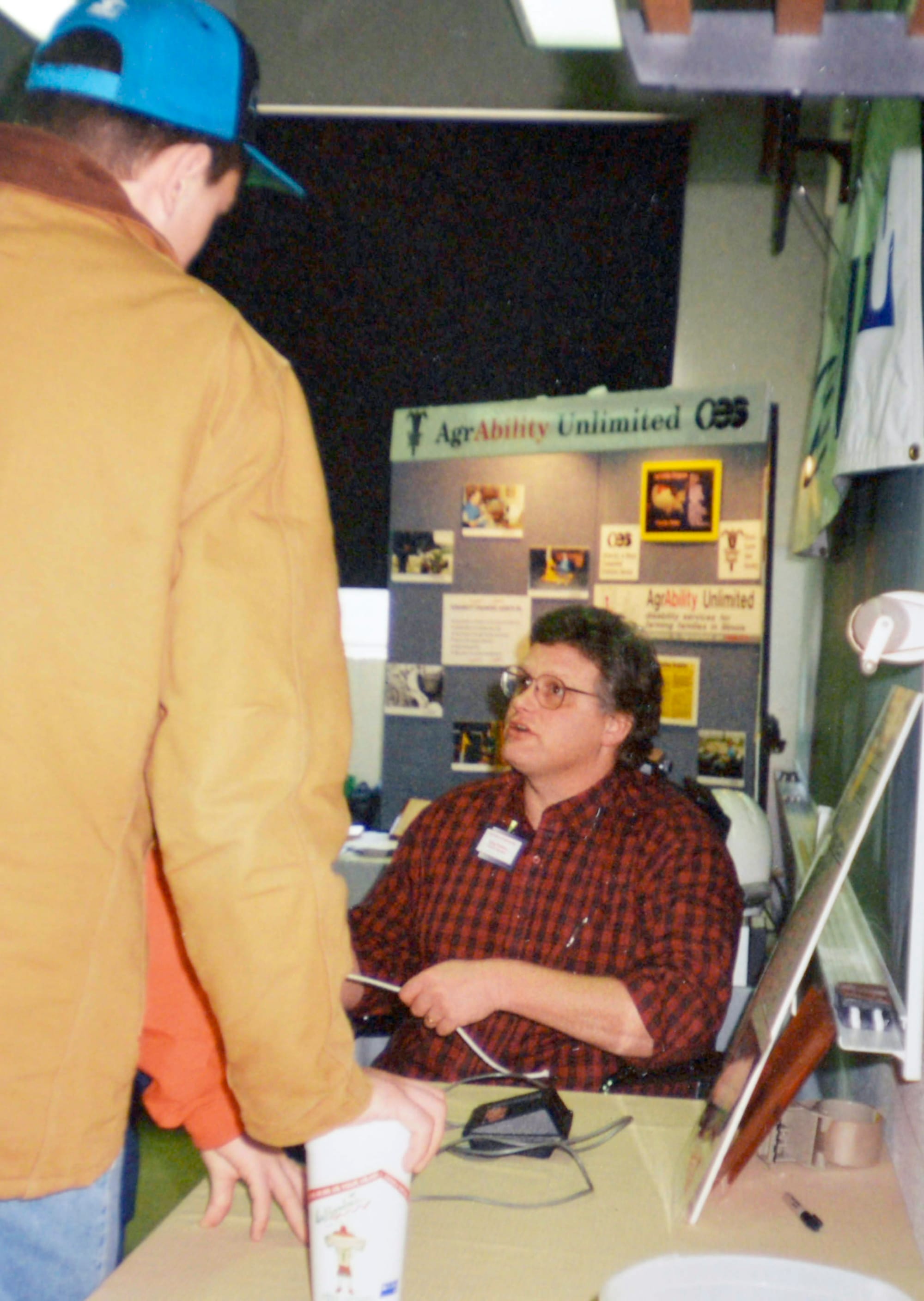 Chip Petrea works with the AgrAbility Unlimited project, a joint venture between the University of Illinois Extension program, the Central Illinois Easter Seals and the Illinois Department of Agriculture. The goal of AgrAbility Unlimited is to promote independence in agriculture for people with disabilities and their families.