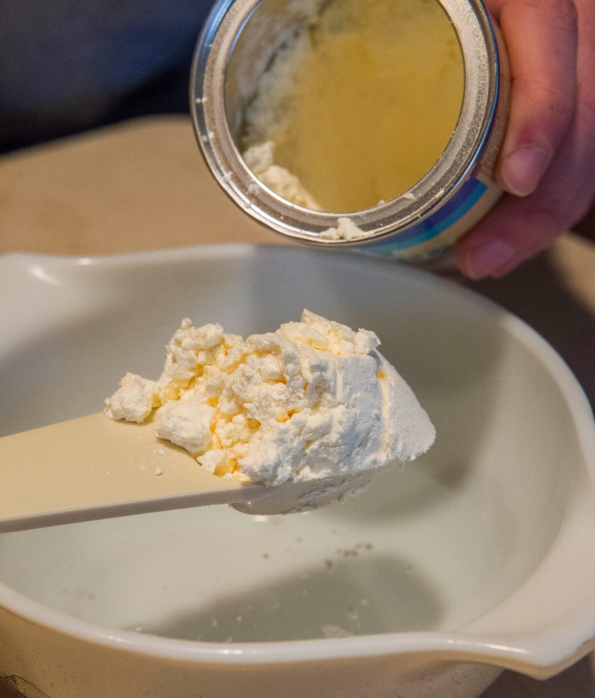 Nutriom LLC produces a dehydrated-egg product, similar to the one shown here. Consumers eat the powdered eggs by mixing them with warm water. Nutriom LLC's recalled product was shipped nationwide and to military installments around the world.