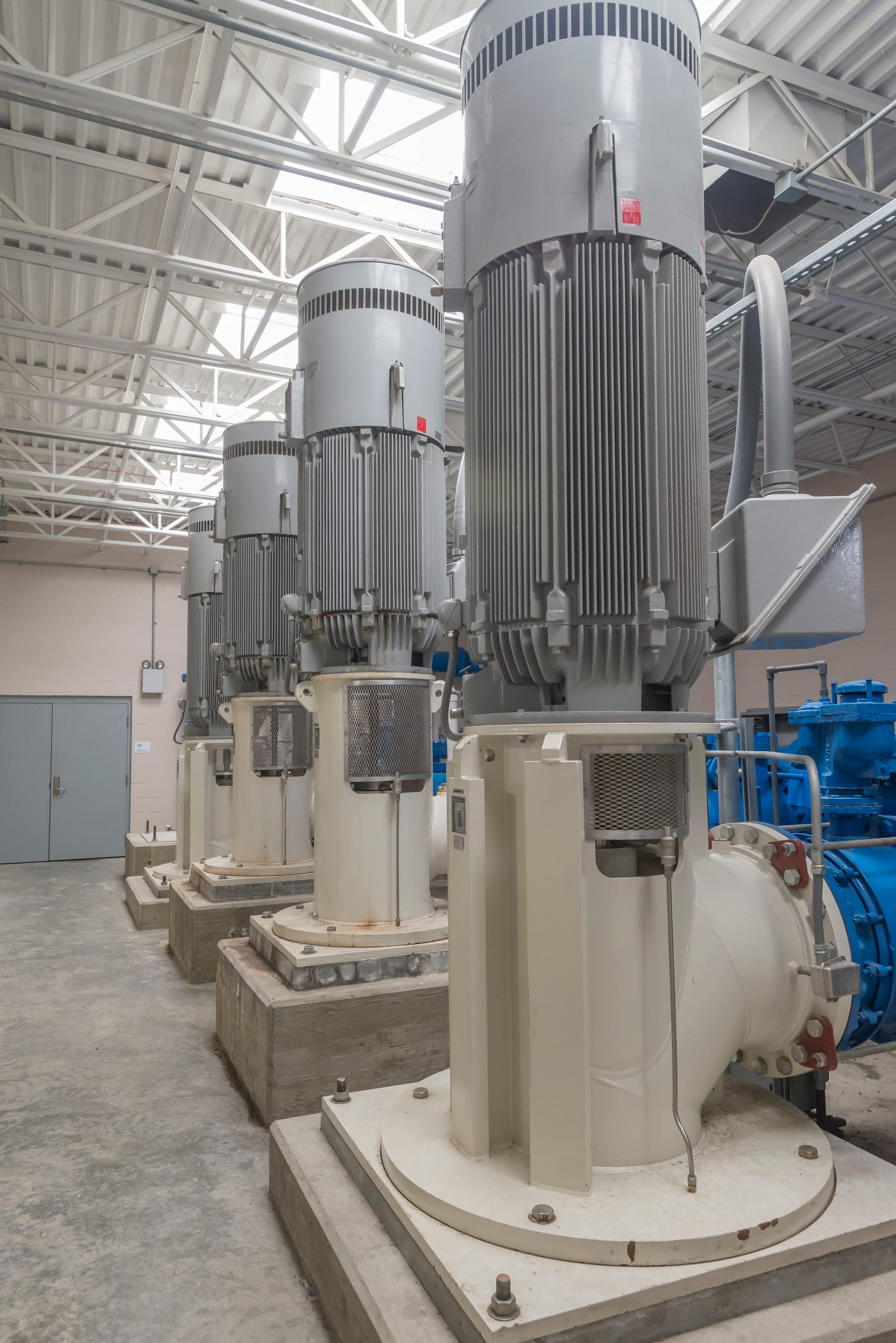 The Illinois American Water facility in Champaign, Ill., has clean water pumps so large that a crane had to install them through the roof. In line with federal studies, officials from the facility said irrigation is a top water consumer from the facility.