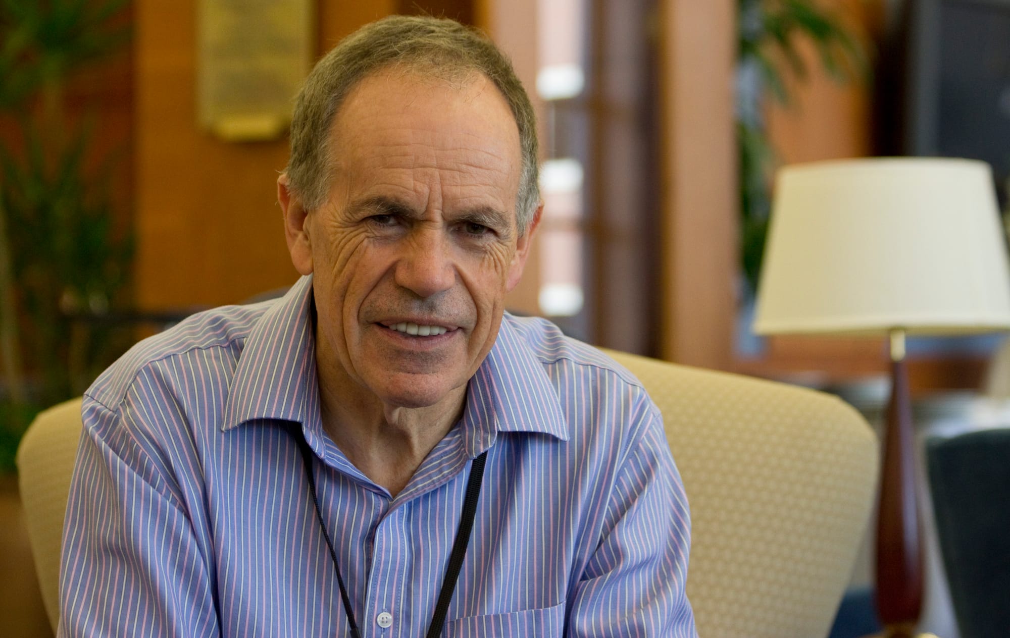Stephen Long is a Gutgsell endowed professor at the University of Illinois at Urbana-Champaign. On Oct. 1, 2014, he spoke about the challenges of increasing crop yields to feed nine billion people by 2050.