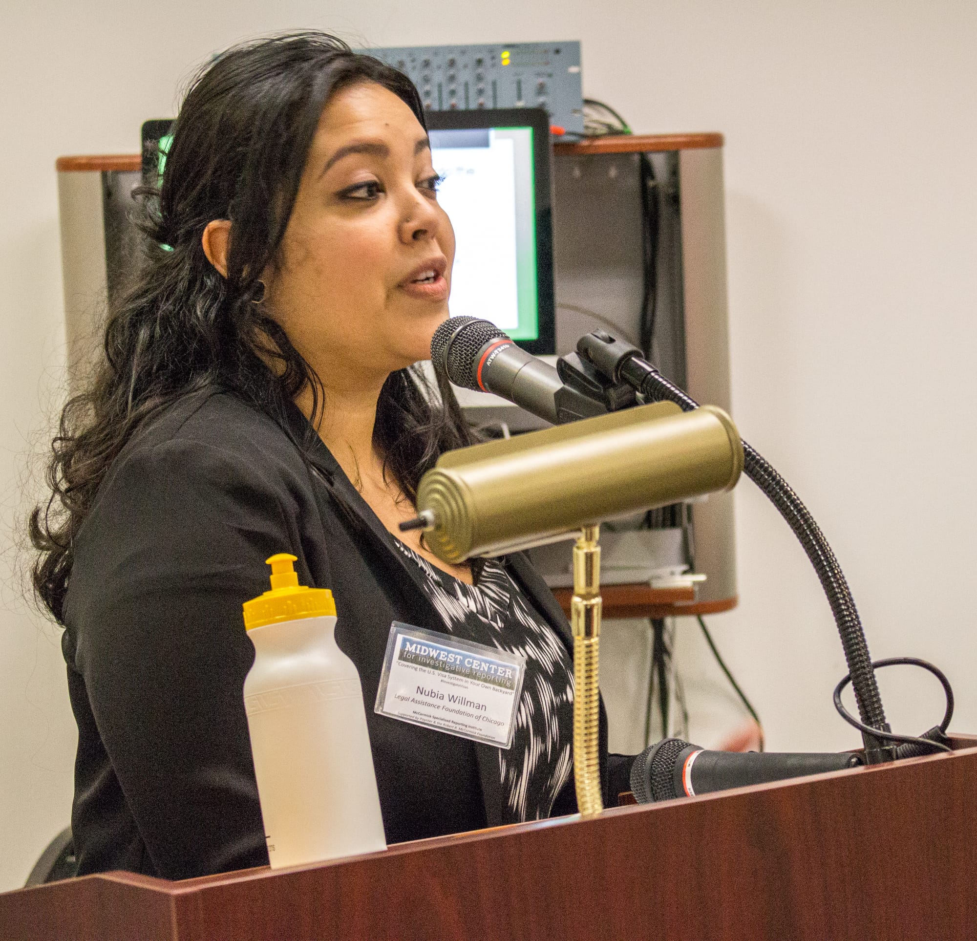 Legal expert Nubia Willman talked about T-visas and U-visas during her workshop session. T-visas are reserved for human trafficking victims, while U-visas are reserved for victims of crimes and domestic violence.