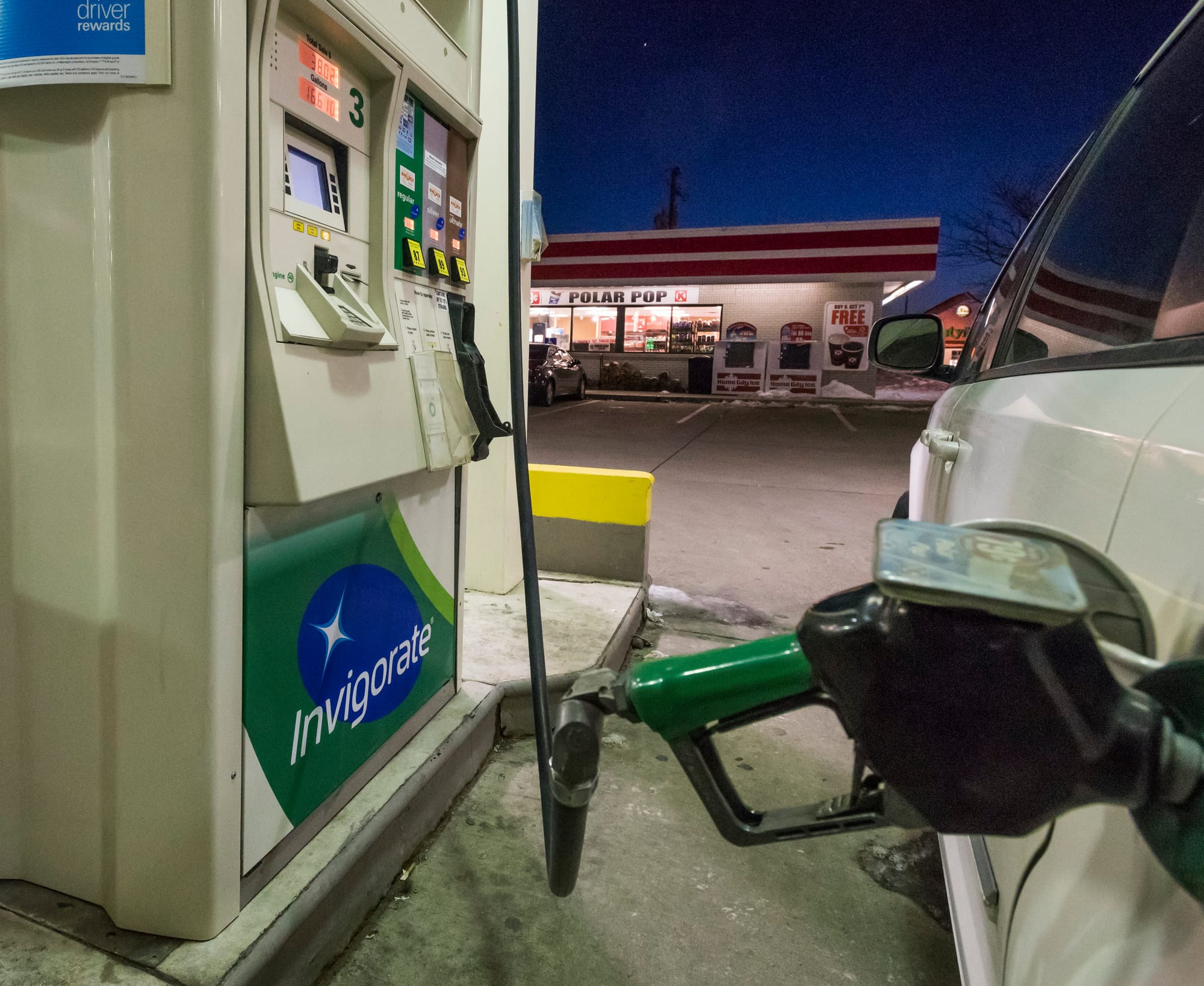 The BP gas station on Philo Road in Urbana, Ill., on March 5, 2015. 