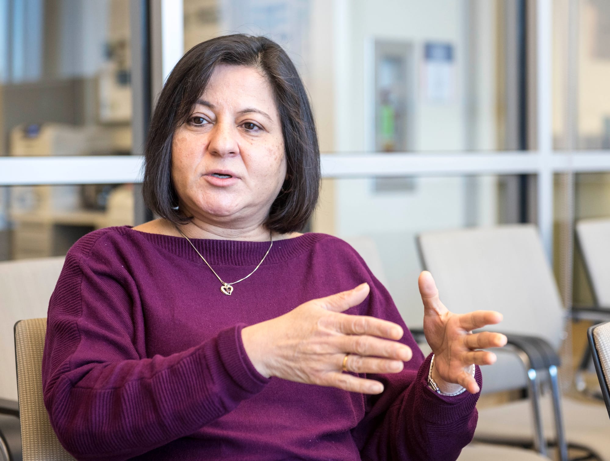 University of Illinois at Urbana-Champaign professor Madu Khanna on Feb. 2, 2015. Khanna is a distinguished professor in environmental economics in the Department of Agricultural and Consumer Economics.