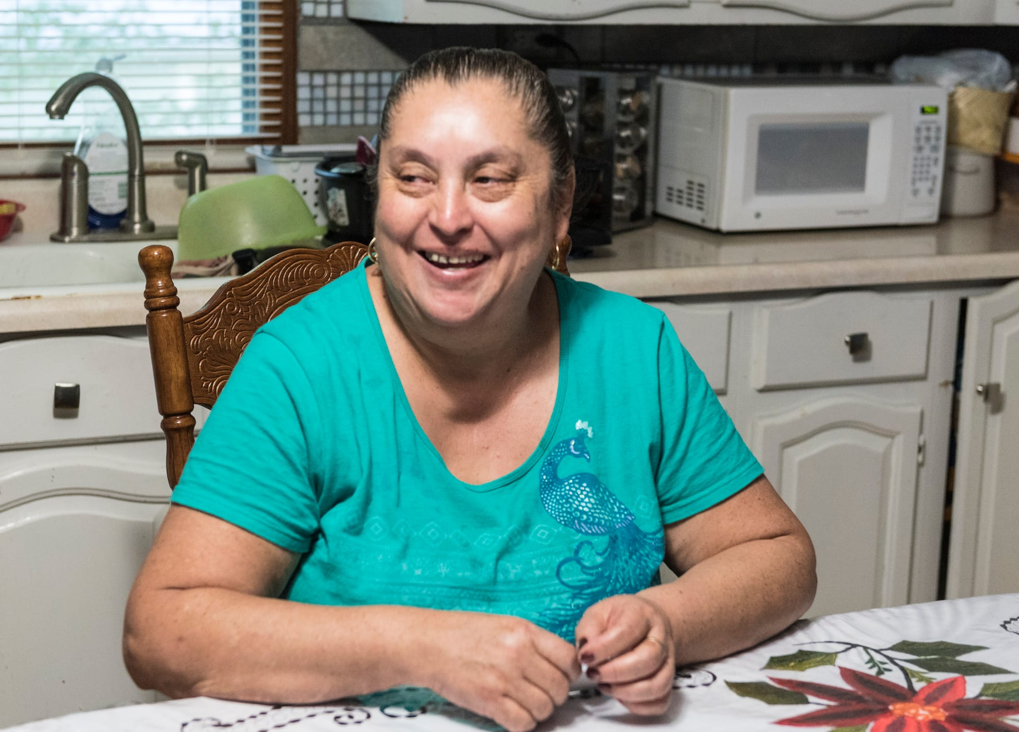 Sara Ruiz at the her home in Waverly, Missouri, on June 21, 2016.