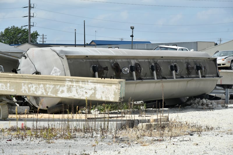 An ethanol tanker at the Illinois Fire Service Institute on Sept. 7, 2016.