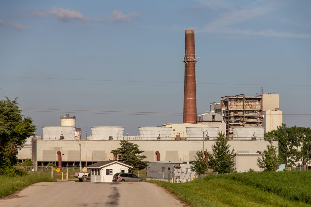 The Dynegy Coal Plant near Oakwood, Illinois