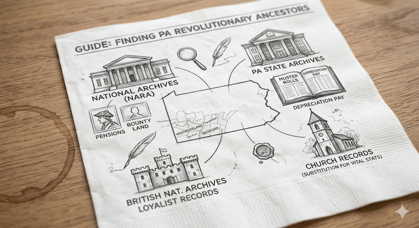 How to Find Revolutionary War Service Records for Pennsylvania Ancestors