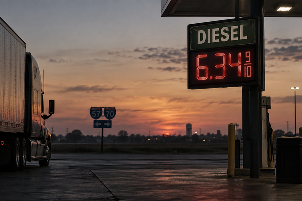 DIESEL BROKE $6 WHILE CRUDE WAS FALLING