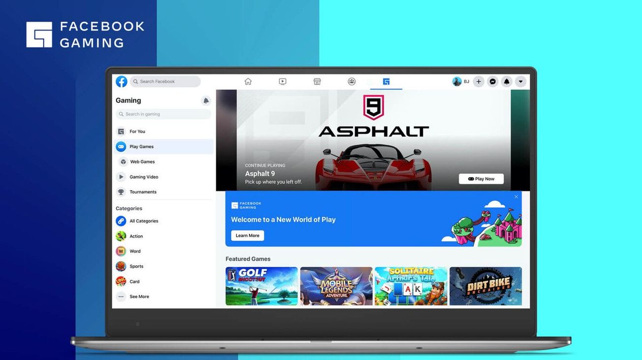 Oficial el lanzamiento de Facebook gaming