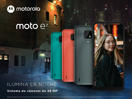 Llega Moto E7 a México